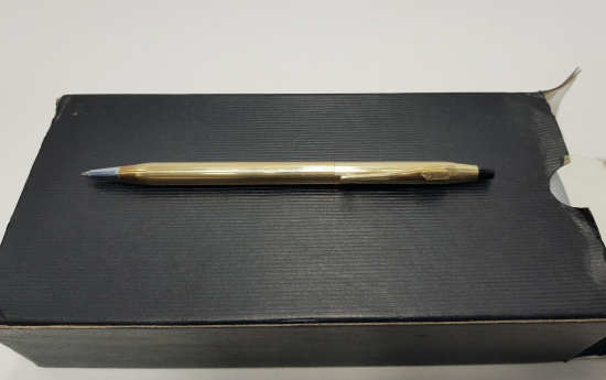 CROSS MARKA ALTIN KAPLAMA TÜKENMEZ KALEM 