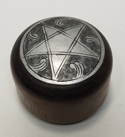 KAPAĞI YILDIZ GÖRSELLİ OSMANLI TESPİH KUTUSU 