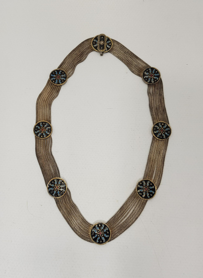 MİNELİ GÜMÜŞ GERDANLIK 