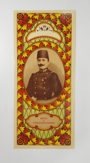 ENVER PAŞA GÖRSELLİ FES ETİKETİ 