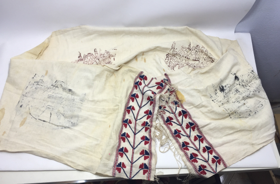 OSMANLI DÖNEMİ KABE GÖRSELLİ BÜYÜK BOY BEZ