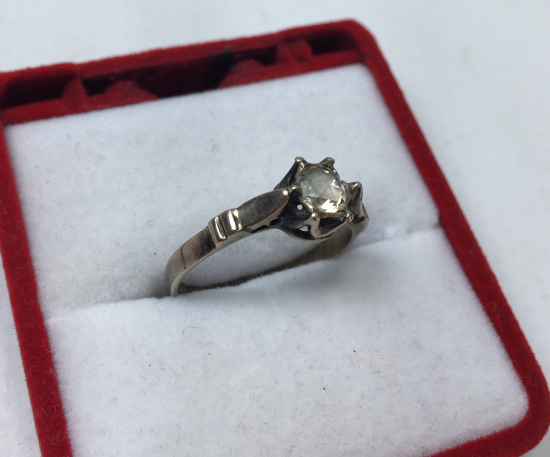 OSMANLI DÖNEMİ NADİR ELMAS TEKTAŞ YÜZÜK