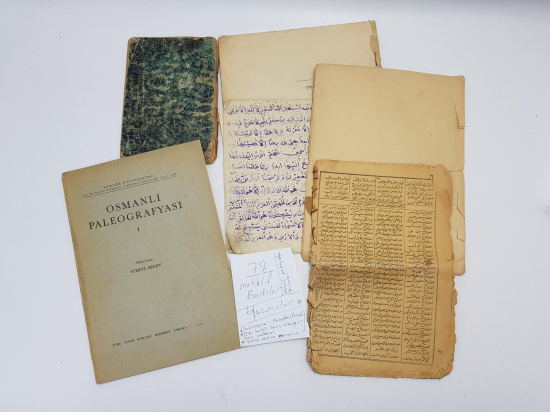 OSMANLICA MUHTELİF EL YAZMA VE BASKI KİTAP LOTU