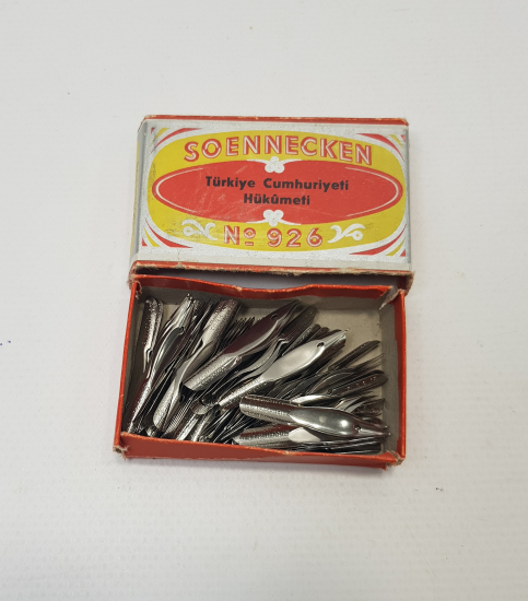 TÜRKİYE CUMHURİYETİ HÜKÜMETİ SOENNECKEN MARKA DİVİT UCU KUTUSU 