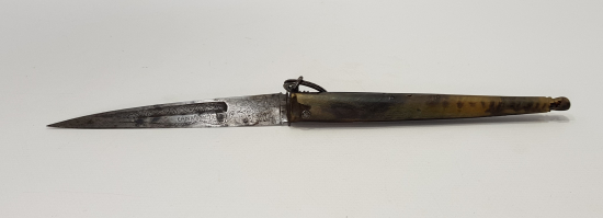 1. DÜNYA SAVAŞI CAN KARDASH YAZILI BOYNUZ SAPLI KAMA