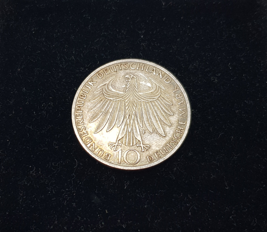 1972 BERLİN OLİMPİYATLARI HATIRA GÜMÜŞ 10 MARK