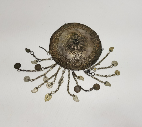 OSMANLICA YAZILI GÜMÜŞ KADIN TEPELİĞİ 