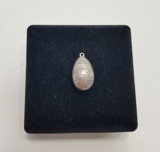 TAVŞAN MOTİFLİ GÜMÜŞ KOLYE UCU 