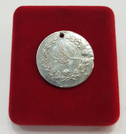 GÜMÜŞ OSMANLI YUNAN MUHAREBESİ MADALYASI 