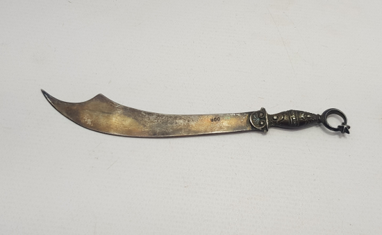 AY YILDIZLI GÜMÜŞ ZARF AÇACAĞI 