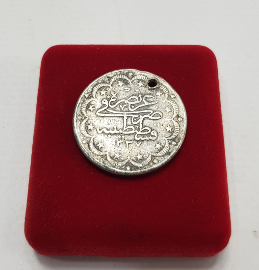 SULTAN MEHMET REŞAT DÖNEMİ OSMANLI GÜMÜŞ 10 KURUŞ