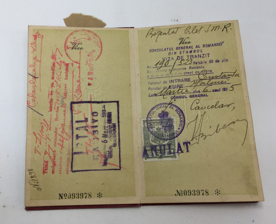 1930-1935 YILLARI ARASI KULLANILMIŞ PASAPORT