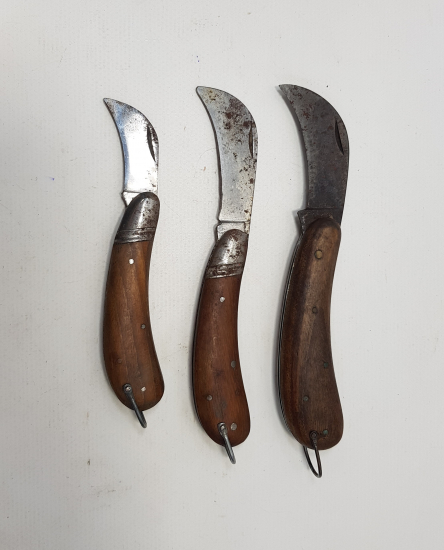 ALMAN YAPIMI 3 ADET ANTİKA BAĞ BIÇAĞI 