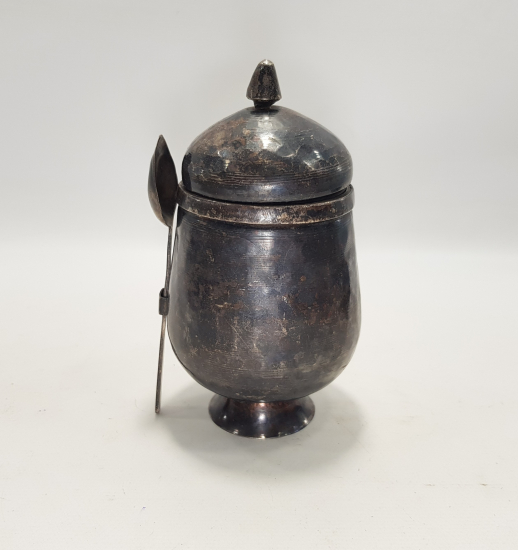 GÜMÜŞ KAPLAMA POT VE KAŞIĞI 