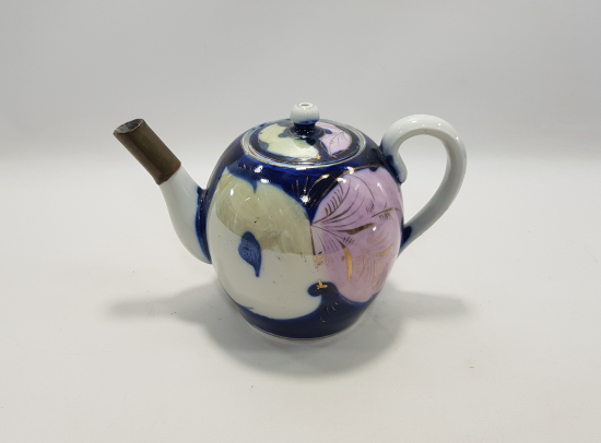 OSMANLICA DAMGALI RUS YAPIMI PORSELEN ÇAYDANLIK 