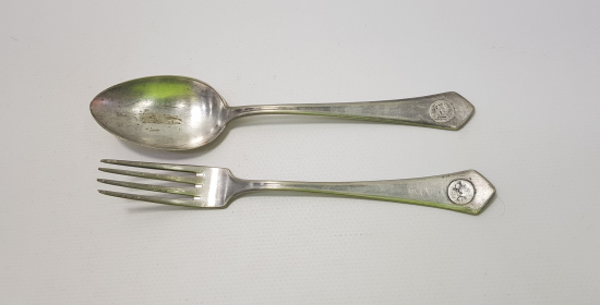 OSMANLICA KARS YAZILI ÇATAL BIÇAK 