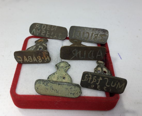 5 ADET ŞAHIS MÜHRÜ