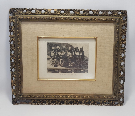 OSMANLI DÖNEMİ LEVANTEN İŞİ HIRİSTİYAN DİNİ GRAVÜR