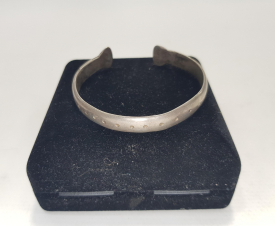 OSMANLI DÖNEMİ RUM İŞİ GÜMÜŞ BİLEZİK 