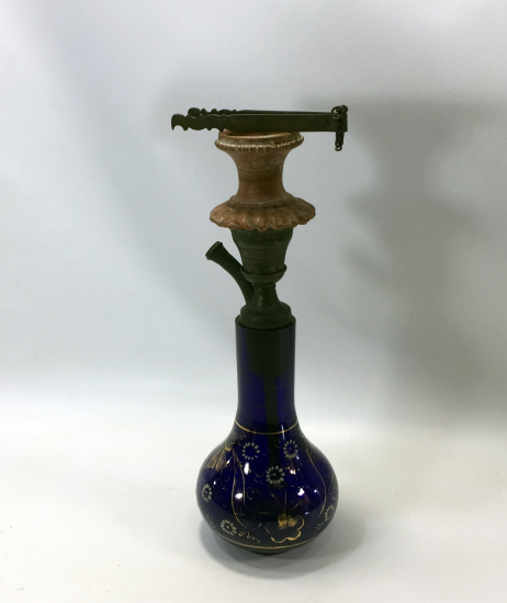 OSMANLI DÖNEMİ SÜLEYMANİYE VE TOPHANE İŞİ MİNELİ NARGİLE