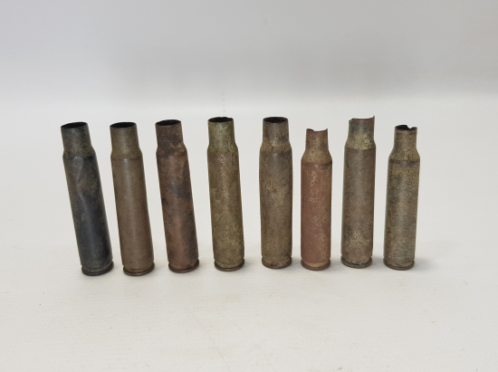 1. DÜNYA SAVAŞI 9 ADET BOŞ MERMİ KOVANI