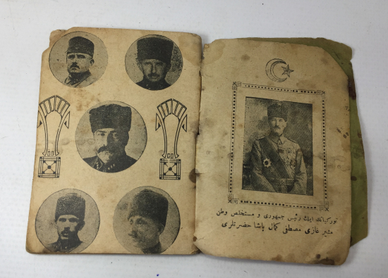 1924 YILI ATATÜRK VE SON HALİFE ABDÜLMECİD EFENDİ GÖRSELLİ MUHTIRA