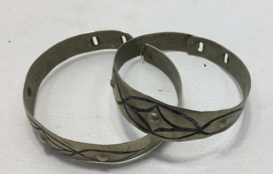 CUMHURİYET BAŞLARI 2 ADET ESKİŞEHİR İŞİ SAVATLI BİLEKLİK