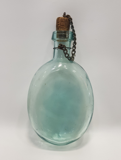 1. DÜNYA SAVAŞI DÖNEMİ ÇOK NADİR MANTAR KAFA CAM MATARA