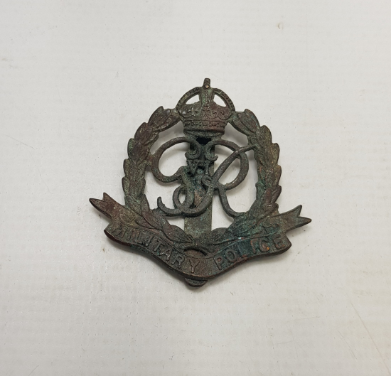 1. DÜNYA SAVAŞI İNGİLİZ ASKERİ POLİS ROZETİ 