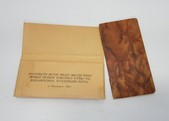 1926 ATATÜRK'ÜN MECLİS AÇILIŞ KONUŞMASI OSMANLICA EL YAZMA TIPKI BASIMI