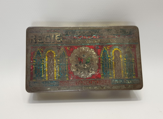 OSMANLI ARMALI TENEKE SİGARA KUTUSU 