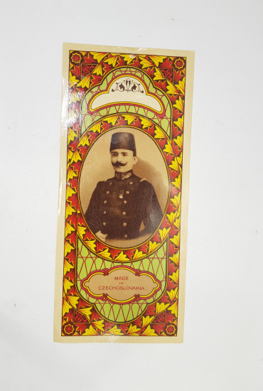 OSMANLI DÖNEMİ ENVER PAŞA TEMALI FES ETİKETİ 