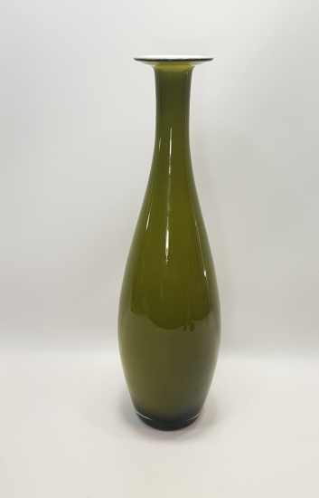 YEŞİL MURANO & BEYAZ OPAL VAZO 