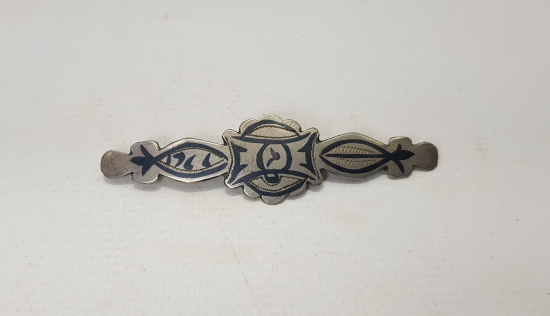 1966 TARİHLİ ALPAKA SAÇ TOKASI 