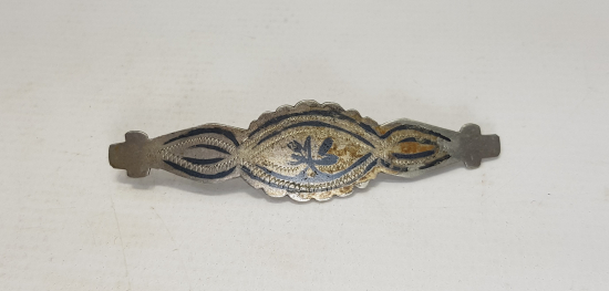 OSMANLI DÖNEMİ SAVATLI GÜMÜŞ SAÇ TOKASI 