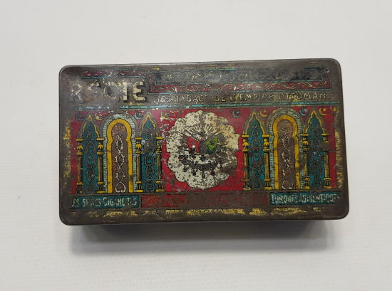 REGIE OTTOMAN CONSTANTINOPLE OSMANLI DEVLET ARMALI SİGARA KUTUSU 