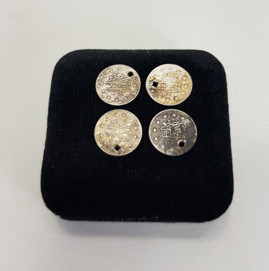 SULTAN II. ABDÜLHAMİD HAN DÖNEMİ 4 ADET GÜMÜŞ 1 KURUŞ