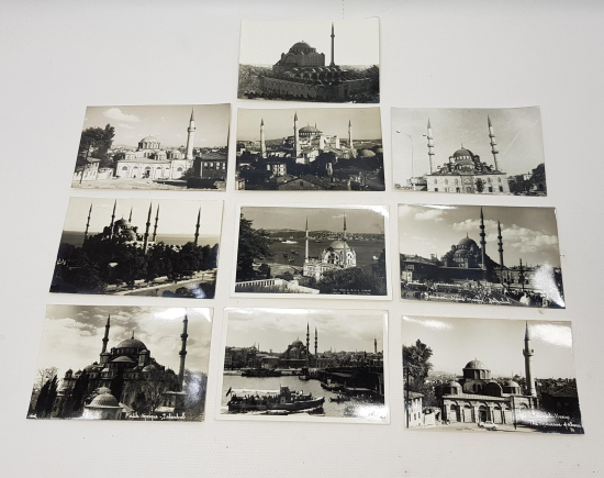 10 ADET İSTANBUL CAMİLERİ FOTOĞRAFI LOTU 