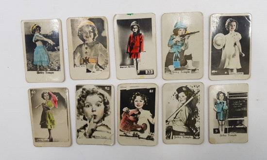 ESKİ BAKKALİYE: ULUS BİSKÜİT EVİ RENKLİ ŞİRLEY KARTLARI 