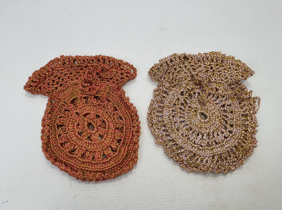 2 ADET ANTİKA CEP SAATİ KESESİ