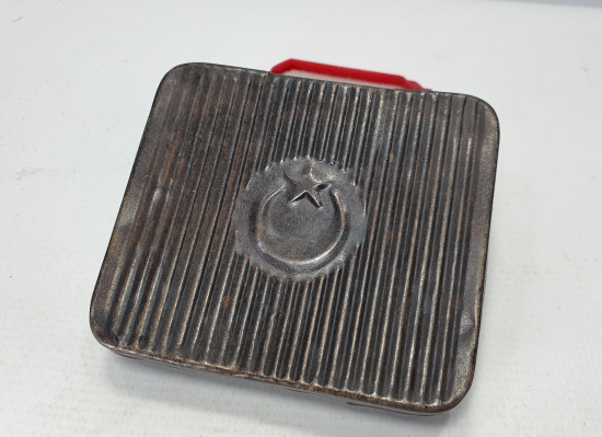 OSMANLI DÖNEMİ AY YILDIZLI ASKER İŞİ SİGARA TABAKASI