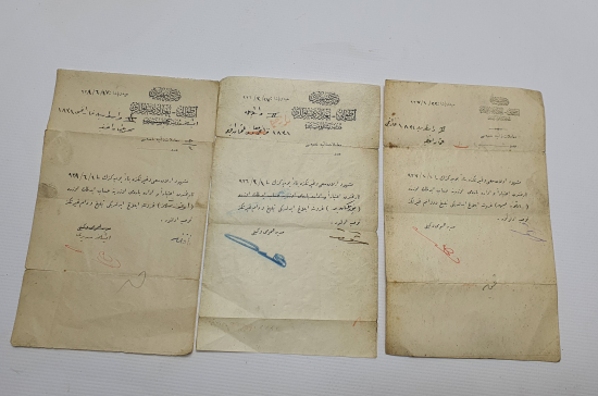 3 ADET OSMANLICA YAZILI DOKTOR REÇETESİ