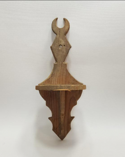 HİLAL FORMLU AHŞAP LAMBALIK 