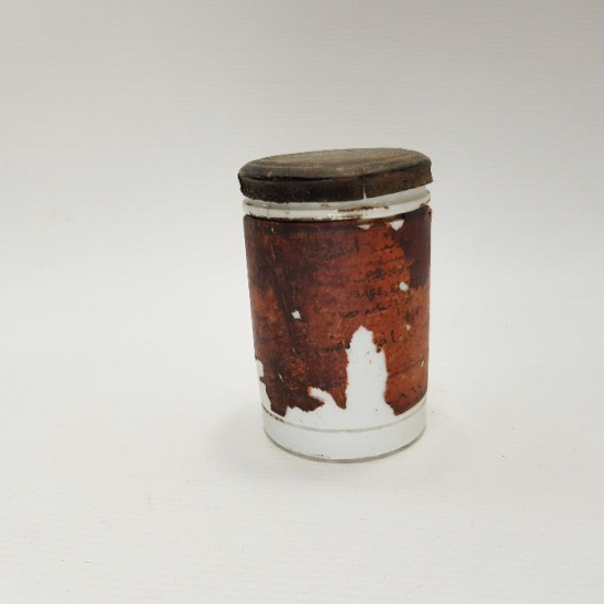 CONSTANTINOPLE - OSMANLICA YAZILI PORSELEN İLAÇ ŞİŞESİ 