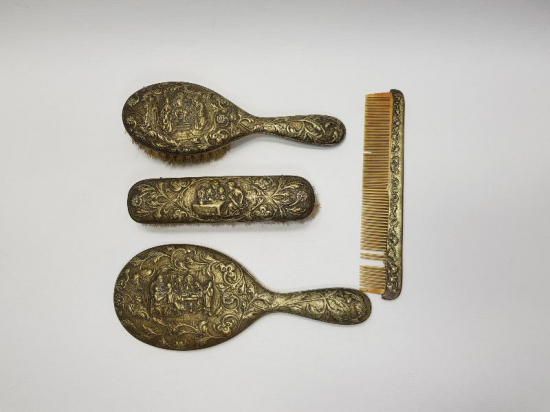 OSMANLI DÖNEMİ KABARTMA DESENLİ BAKIM SETİ 