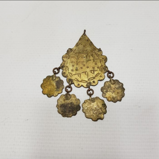 CUMHURİYET İLK DÖNEM MAŞALLAH ARMUDİYE KOLYE UCU 