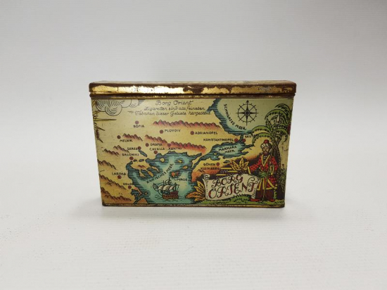 OSMANLI DÖNEMİ MARMARA VE BALKANLAR HARİTALI BORG ORIENT SİGARA KUTUSU 