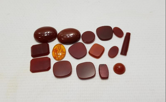 16 ADET AKİK YÜZÜK TAŞI 