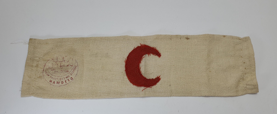 1. DÜNYA SAVAŞI ÜZERİ OSMANLICA YAZILI HİLALİ AHMER KOLLUK