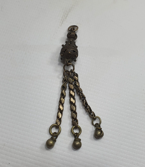 OSMANLI DÖNEMİ TELKARİ İŞÇİLİKLİ TESBİH PÜSKÜLÜ